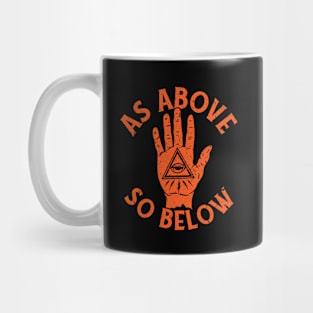 Halloween As Above So Below Mug